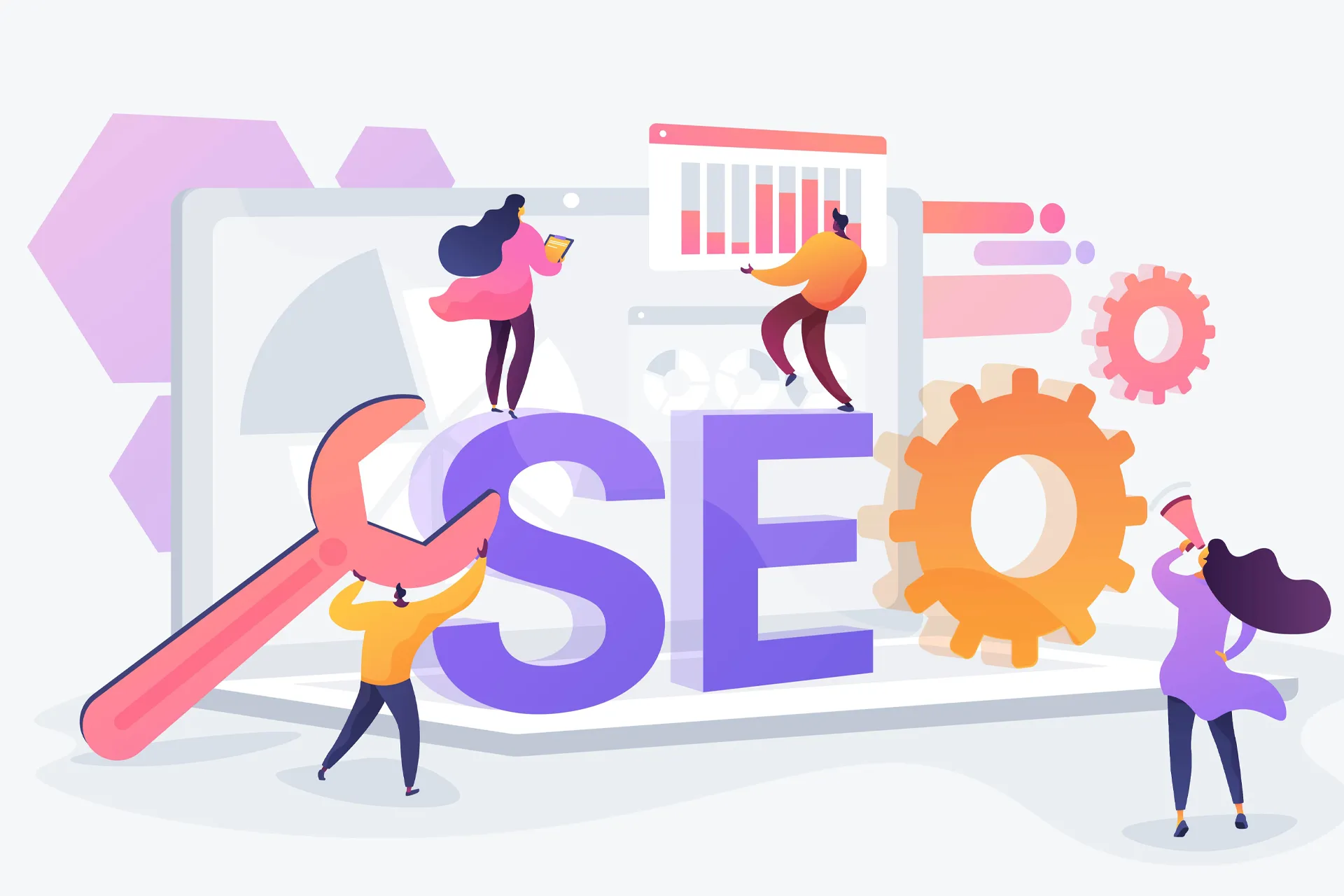 Kraftevo SEO services illustration